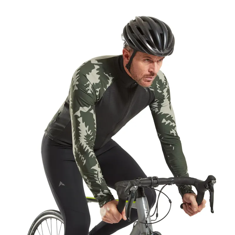 Altura Icon Men's Long Sleeve Jersey 2023 Dark Olive-6
